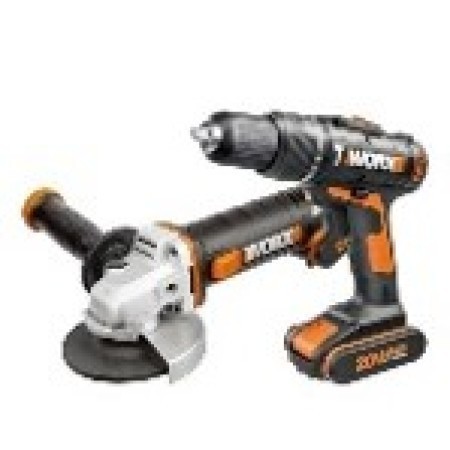 Impact Drill and Angle Grinder (WX963)